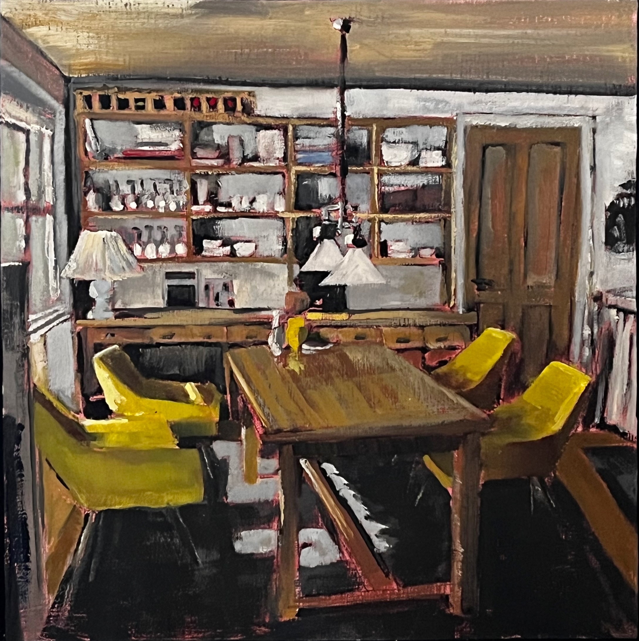 Anni-Grethe's Kitchen Skagen painting by John Farmelo