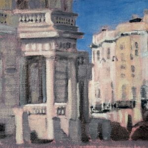 St Aubyns, Hove 2023 oil painting by John Farmelo