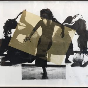 The 3 Graces II 2017 screenprint by John Farmelo