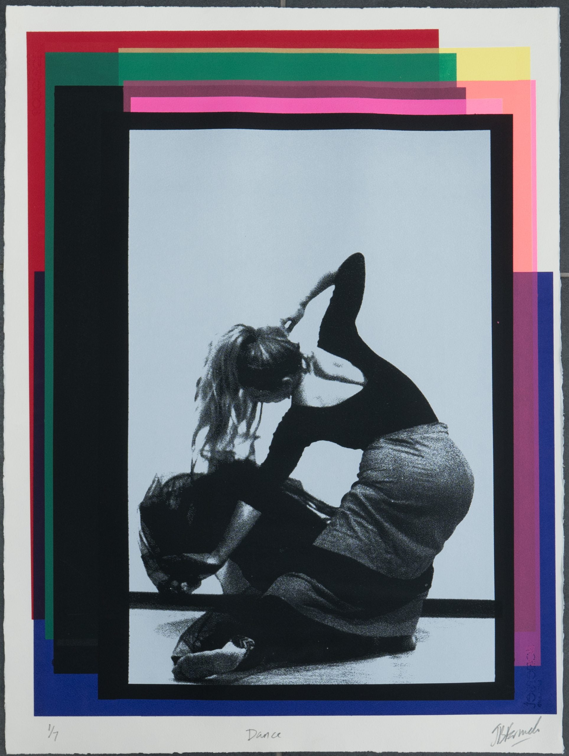 The Dancer 2018 screenprint by John Farmelo