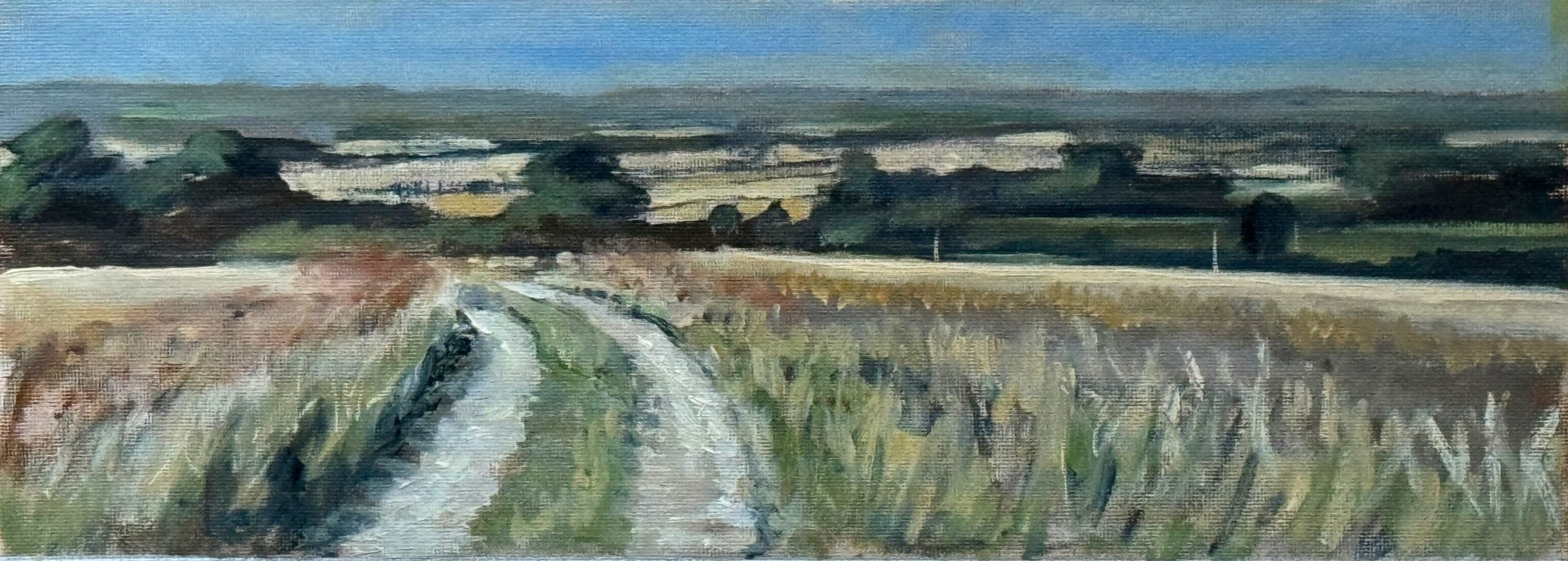 The Sussex Weald painting by John Farmelo