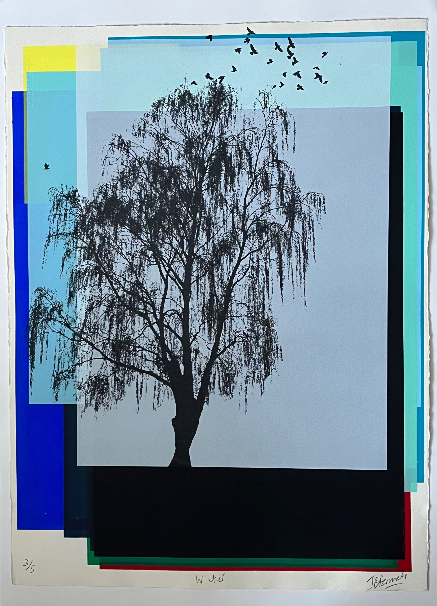 Winter 2018 screenprint by John Farmelo